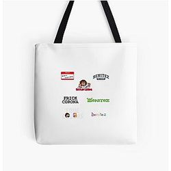 Baylen Levine Bags - Baylen Levine Logo pack All Over Print Tote Bag RB1402