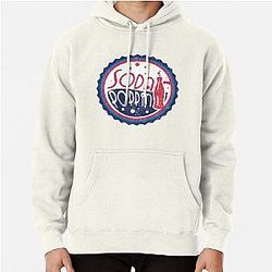 Sodapoppin Hoodies - Sodapoppin Retro Soda Pop Bottle Cap Vintage Pullover Hoodie RB1706