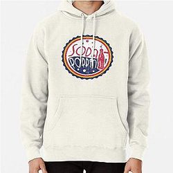 Sodapoppin Hoodies - Sodapoppin Retro Soda Pop Bottle Cap Pullover Hoodie RB1706