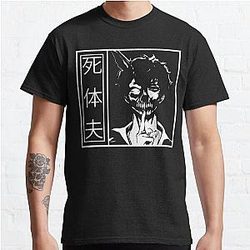 Corpse Husband T-Shirts - Corpse Husband Japanese Text Light | Corpse Husband Design Classic T-Shirt RB2112