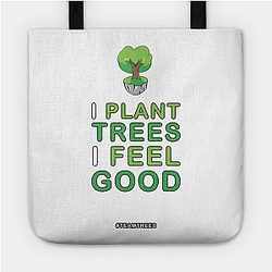 Mr Beast Bags - Vintage Plant Trees Feel Good teamtrees Tote TP0712