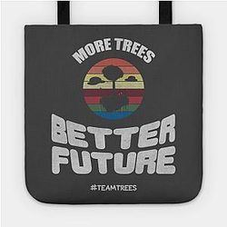 Mr Beast Bags - Awesome Vintage Floating Tree teamtrees Tote TP0712