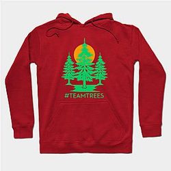 Mr Beast Hoodies - Team trees Hoodie TP0712