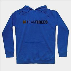 Mr Beast Hoodies - Hashtag Team Trees Black Hoodie TP0712