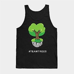 Mr Beast Tank Tops - Cool teamtrees Design Tank Top TP0712