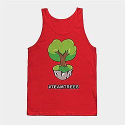 Mr Beast Tank Tops - Awesome Vintage teamtrees Tank Top TP0712