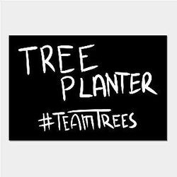 Mr Beast Posters - Unique Tree Planter Team Trees Poster TP0712