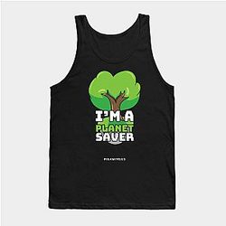 Mr Beast Tank Tops - Cute Planet Saver Design teamtrees Tank Top TP0712