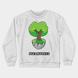 Mr Beast Sweatshirts - Cool teamtrees Design Sweatshirt TP0712