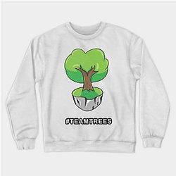 Mr Beast Sweatshirts - Awesome Vintage teamtrees Sweatshirt TP0712