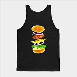 Mr Beast Tank Tops - Beast burger Tank Top TP0712