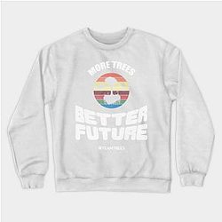 Mr Beast Sweatshirts - Awesome Vintage Floating Tree teamtrees Sweatshirt TP0712