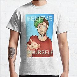 Jacksepticeye T-Shirts - Believe in Yourself  Classic T-Shirt RB0107