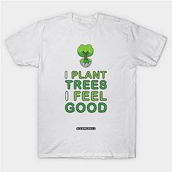 Mr Beast T-Shirts - Cute Plant Trees Feel Good teamtrees T-Shirt TP0712