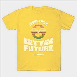 Mr Beast T-Shirts - Awesome Vintage Floating Tree teamtrees T-Shirt TP0712