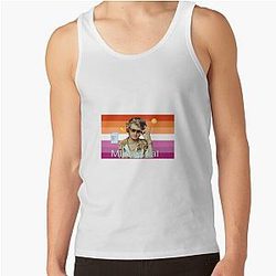 Yung Gravy Tank Tops - Yung Gravy Lesbian Flag Tank Top