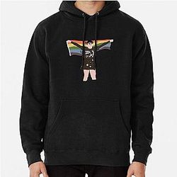 YUNGBLUD LGBT FLAG Sticker Pullover Hoodie RB0208