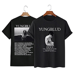 Idols World Tour Back Front LA 1105 Yungblud T-Shirt
