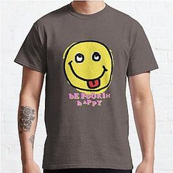 YungBlud - bE FoOKiN hApPY Smiley Classic T-Shirt RB0208