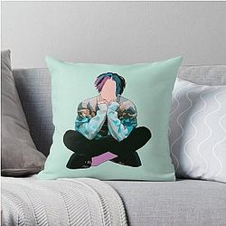 Yungblud Weird Throw Pillow RB0208