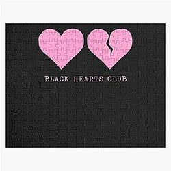 Best seller yungblud black hearts club merchandise Jigsaw Puzzle RB0208