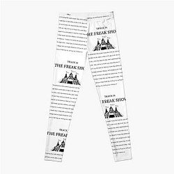 The Freak Show YungBlud Lyrics Leggings RB0208
