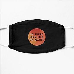 Mars - yungblud black text Flat Mask RB0208