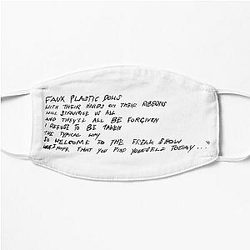 the freak show - yungblud  DOMS HANDWRITING Flat Mask RB0208