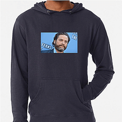 Zach Galifianakis Fan Art Zach Galifianakis Hoodies