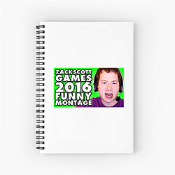 ZackScottGames The King of Gaming Zack Scott Games Notebook