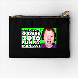 ZackScottGames The King of Gaming Zack Scott Games Zipper Pouches