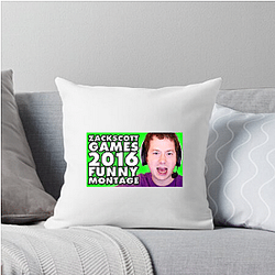 ZackScottGames The King of Gaming Zack Scott Games Pillows Cover