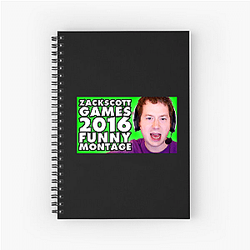 ZackScottGames The King of Gaming Zack Scott Games Notebook