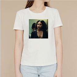 Comic Book Movie Icon Zazie Beetz T-Shirts