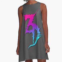 ZD Zeds Dead Logo Fan Art Design A-Line Dress