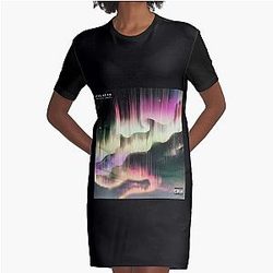 Zeds Dead Northern Lights Graphic T-Shirt Dress