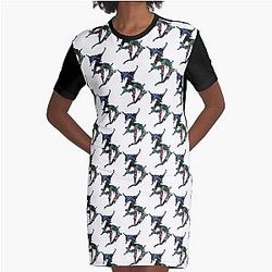 Zeds Dead Logo Graphic T-Shirt Dress