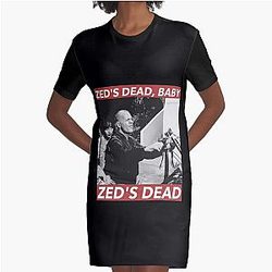 ZEDS DEAD BABY Graphic T-Shirt Dress