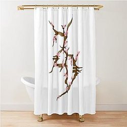 Zeds Dead Cherry Blossom Shower Curtain