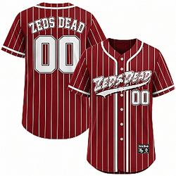 Zeds Dead Crimson Strike  NTMD3007 Zeds Dead Baseball Jersey