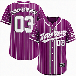 Zachary Rapp-Rovan NTMD3007 Zeds Dead Baseball Jersey