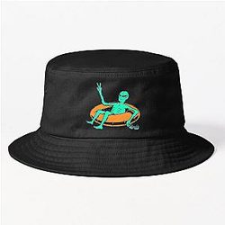 Bumpy Ride Zeds Dead Cool Alien Innertube Design Bucket Hat