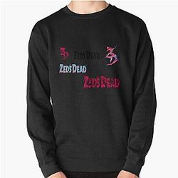 Zeds Dead Sticker Pack Sticker Pullover Sweatshirt