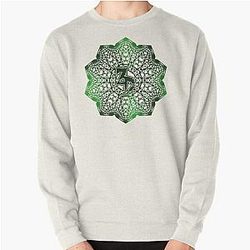 Zeds Dead Mandala Green Pullover Sweatshirt