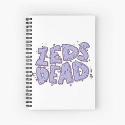 Zeds Dead Merch Zeds Dead Logo Spiral Notebook