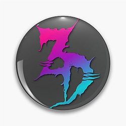 ZD Zeds Dead Logo Fan Art Design Pin