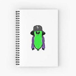 Kevin Zeds Dead Wook Balloon Spiral Notebook