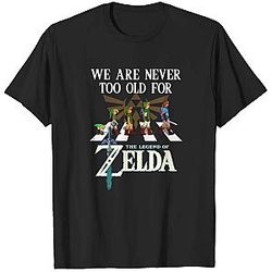 We Are Never Too Old PTTT2605  Zelda T-Shirt