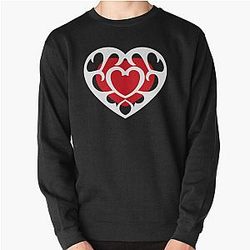 Riempi il tuo cuore – Bianco Pullover Felpa RB1608