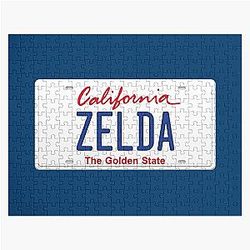 Zelda License Plate - CA Jigsaw Puzzle RB1608